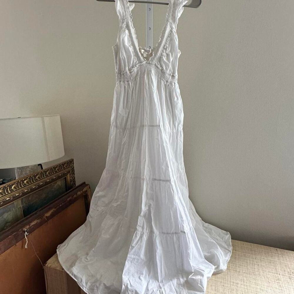 Loveshackfancy white cotton maxi dress - Picture 2 of 5